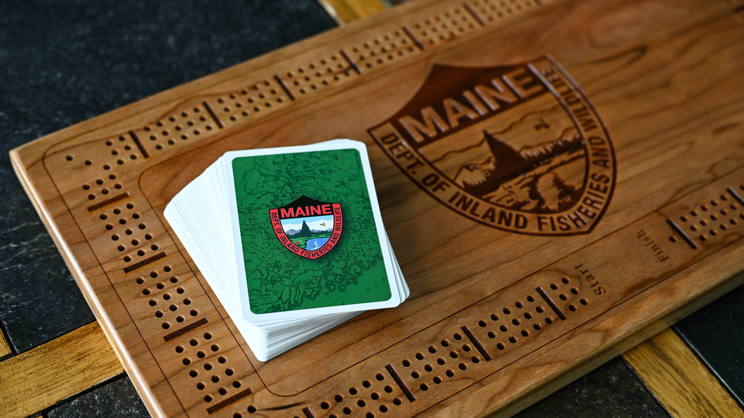 Wooden Cribbage Board