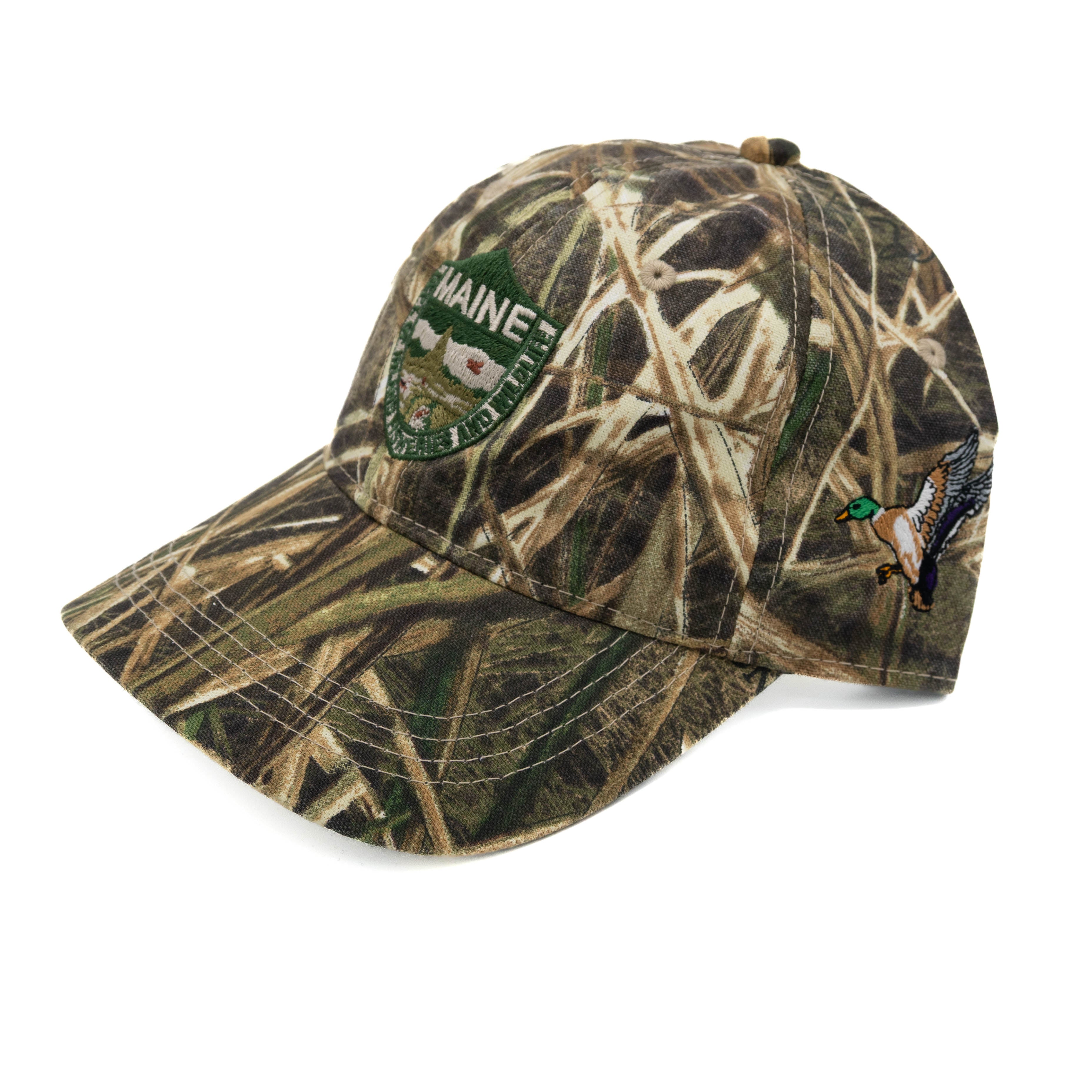 Ball Cap, Camo & Orange – MDIFW