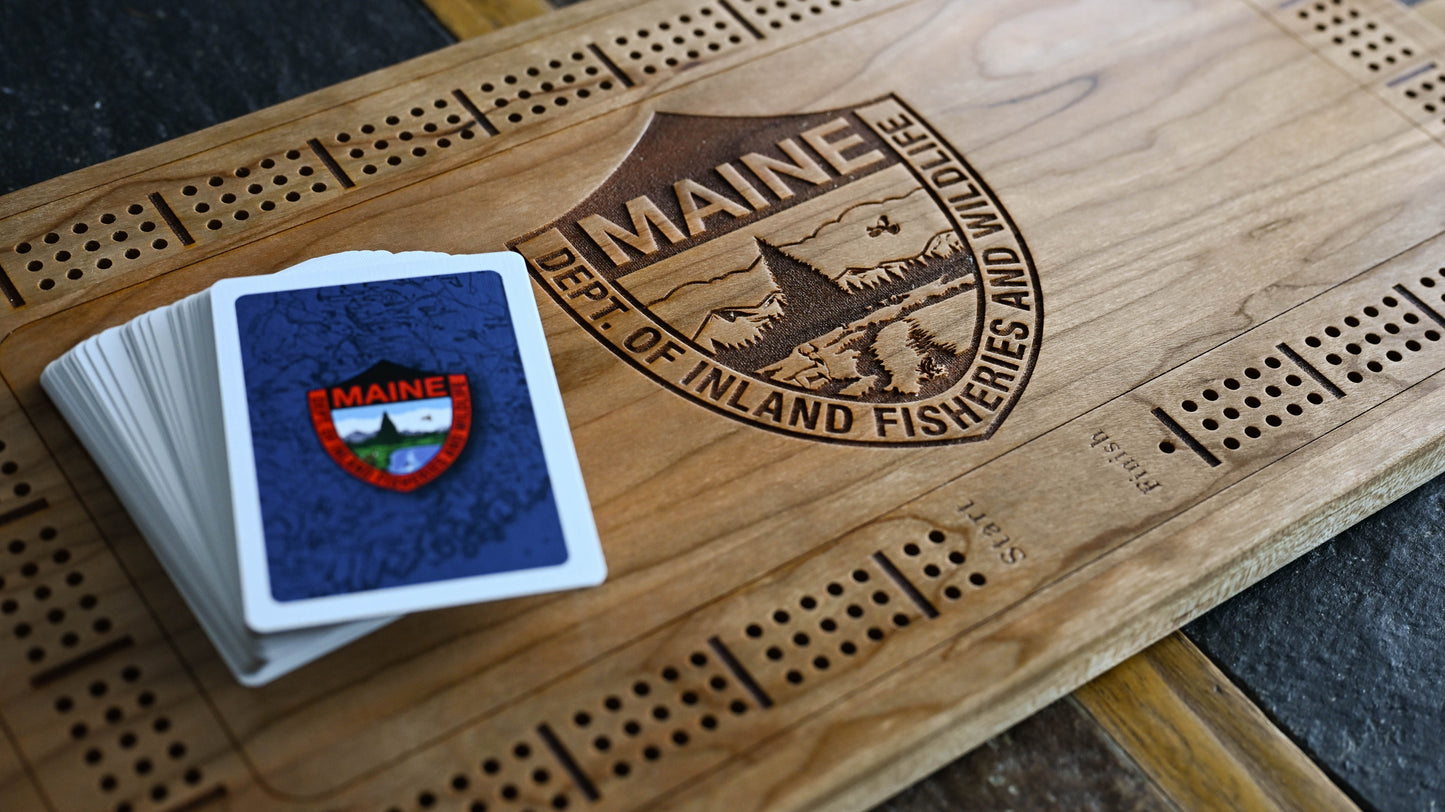 Wooden Cribbage Board