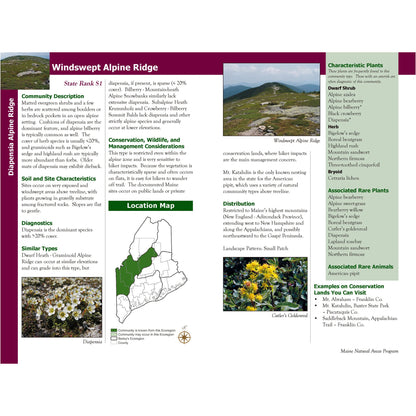 Natural Landscapes of Maine: A Guide to Natural Communities and Ecosystems